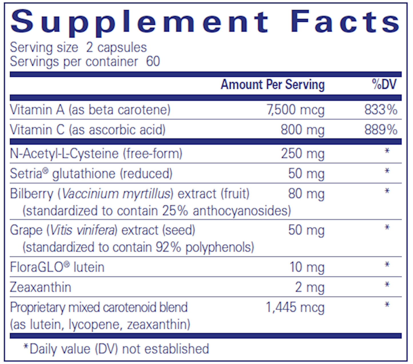 Macular Support Formula (120c)