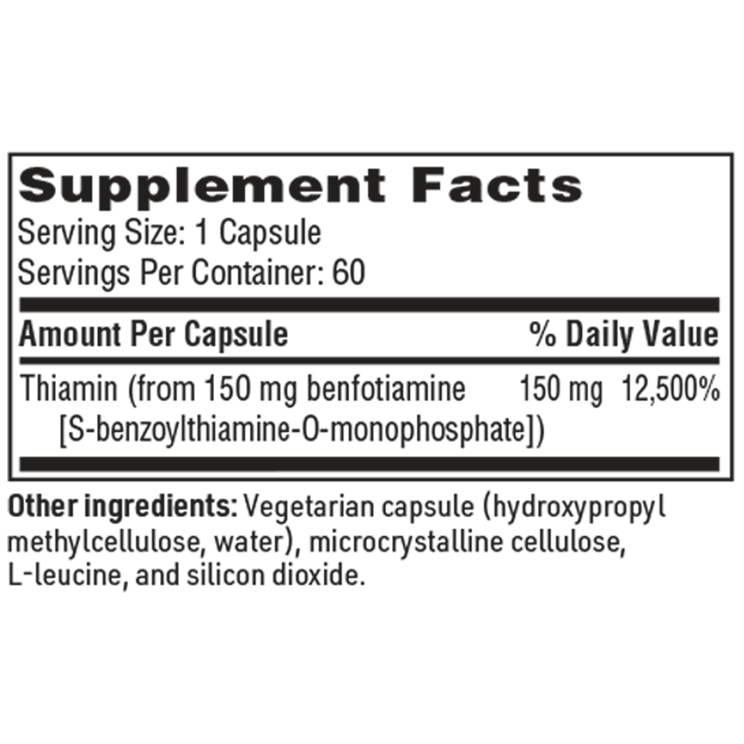 Benfotiamine (Klaire Labs)